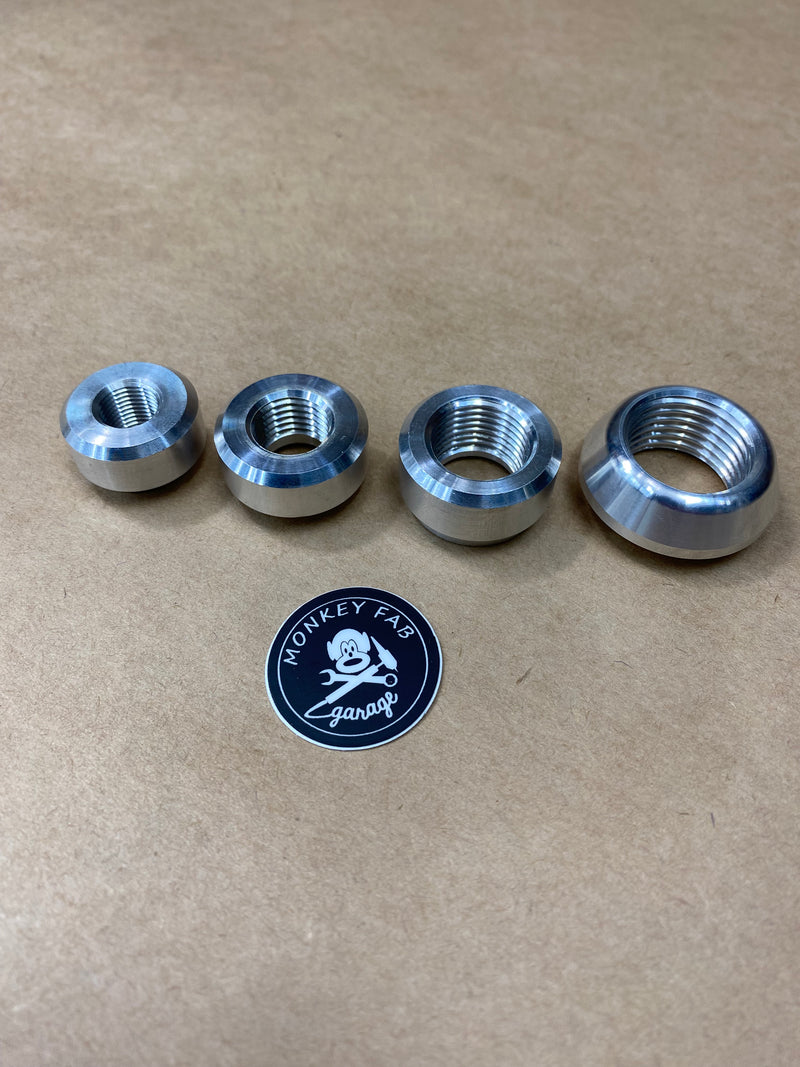 Aluminum Weld on NPT Bungs MFG Custom