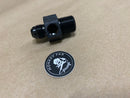AN to NPT adapter with Gauge port