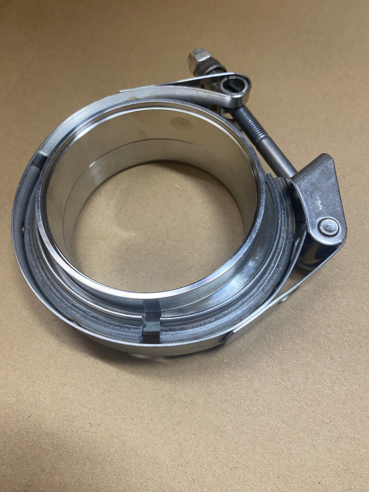 Uxcell 5 Inch 304 Stainless Steel V-Band Clamp – Heavy Duty Bolt Clamp