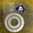 Matte finish round Exhaust trim rings