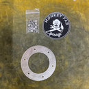 Matte finish round Exhaust trim rings