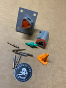 Deutsch Flanged (bulkhead) DT connector