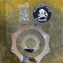 Polished 8 point stainless steel exhaust ring