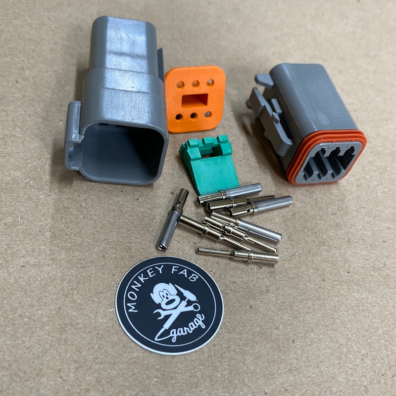 Deutsch DT Connectors Sets, (with barrel pins)