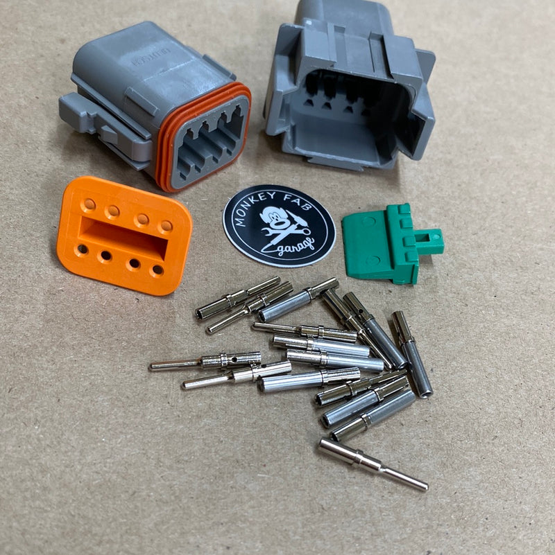 Deutsch DT Connectors Sets, (with barrel pins)