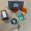 Deutsch Flanged (bulkhead) DT connector