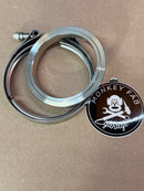 3.5" Vband outlet clamp/flange for dual vband housings