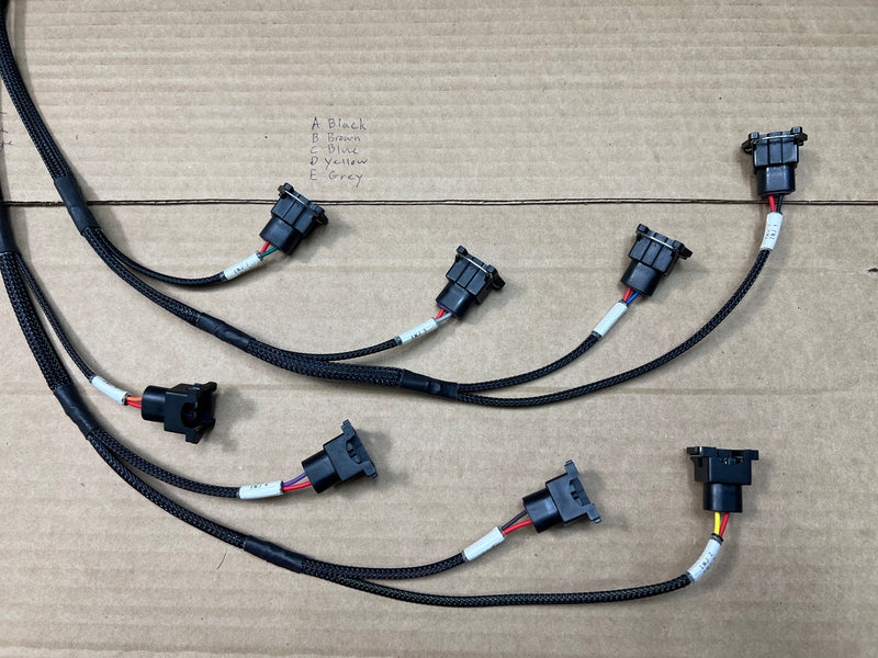 Extra Long, Cut to fit, Injector Harness kit