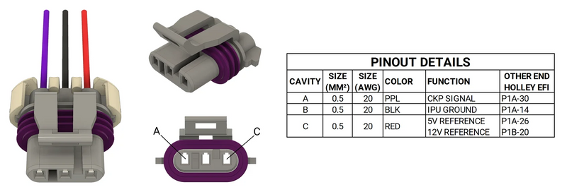 58x Crank or MAP Sensor Connector