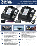 Egis dual output relay 2x 80 Amp / 12V