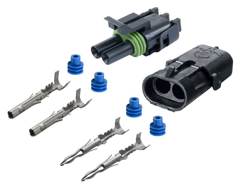 Two Pin Pack Weather Pack connectors