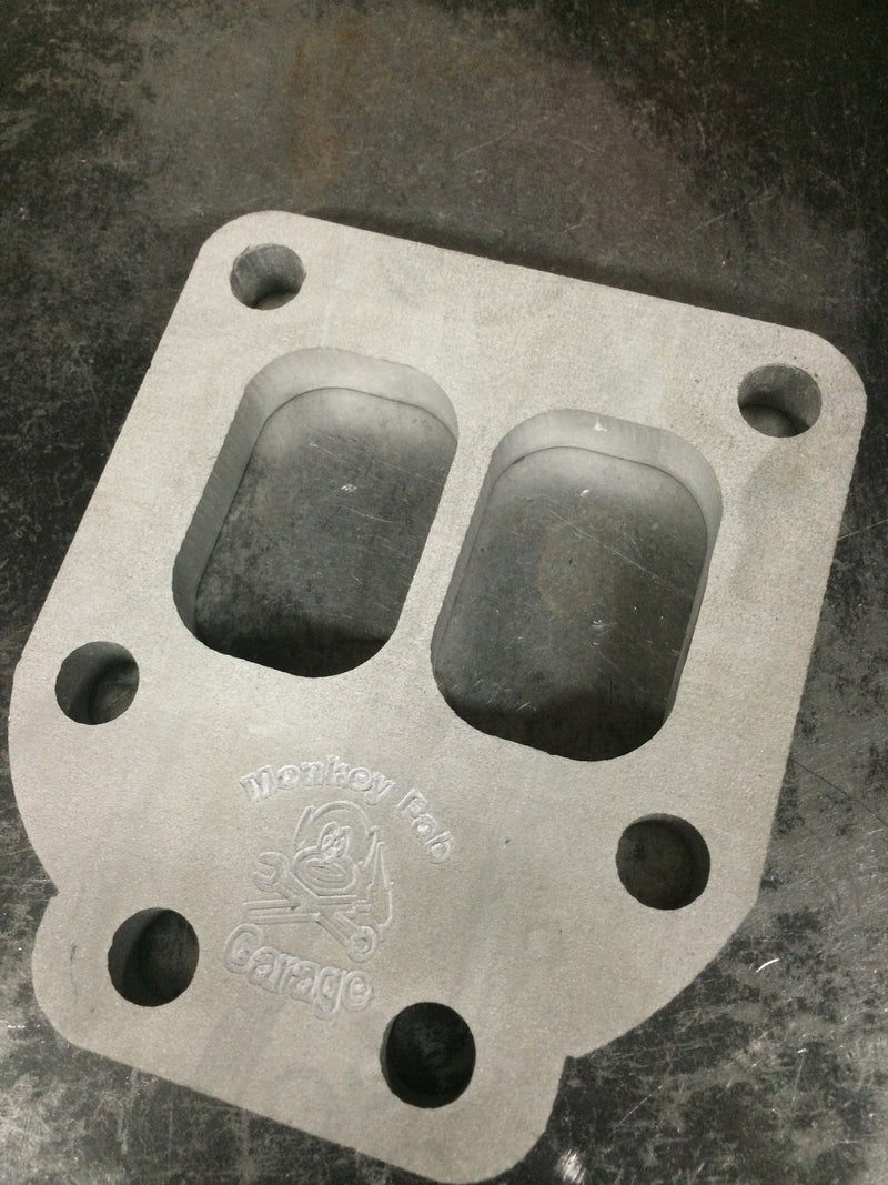 T4 1/2" Stainless Steel Flanges with Support tab