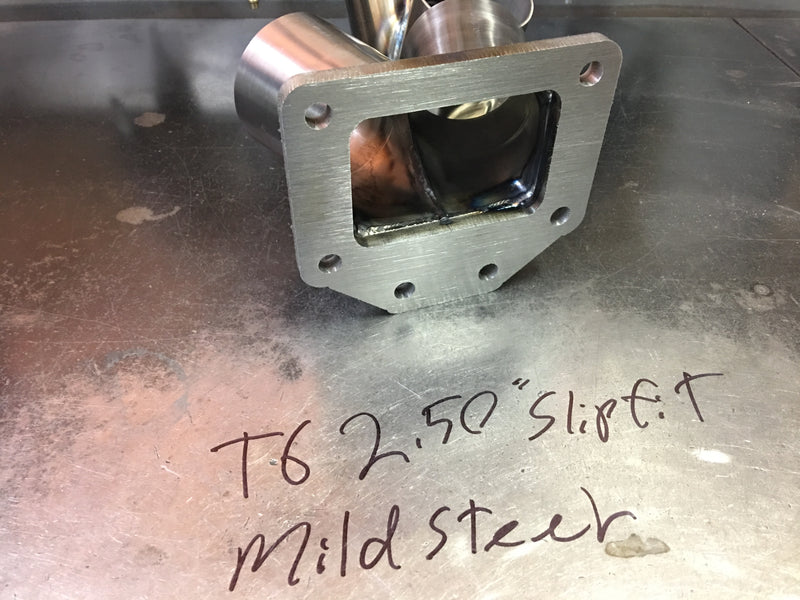 T6 mild steel open collector 2.50"