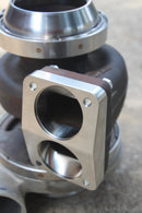 T6 Billet Flange to Dual Tube