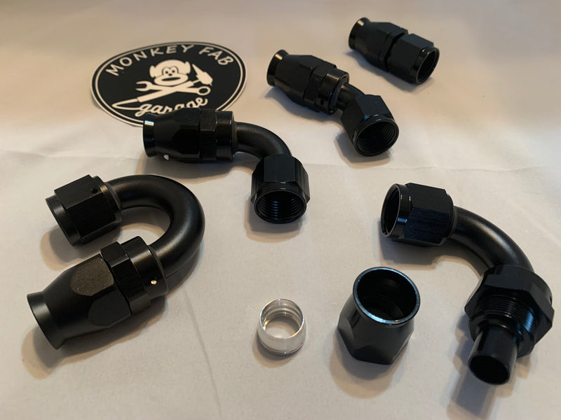 AN6 Straight Swivel Hose Line End Fitting Adaptor 6AN For PTFE - Foto 9