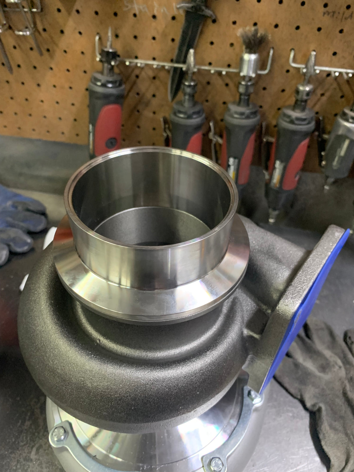 V-Band Flange s400 T4 1.25AR (Vs racing 7875, and similar) Turbine; tu