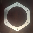 Matte finish hexagon Exhaust Trim Rings