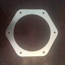 Matte finish hexagon Exhaust Trim Rings