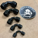 Female To Female, AN Union 0, 45, and 90 degree