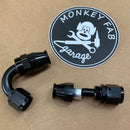 PTFE AN Hose Ends Fittings Black