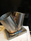 T6 stainless steel open collector 3.00" runners