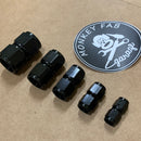 Female To Female, AN Union 0, 45, and 90 degree