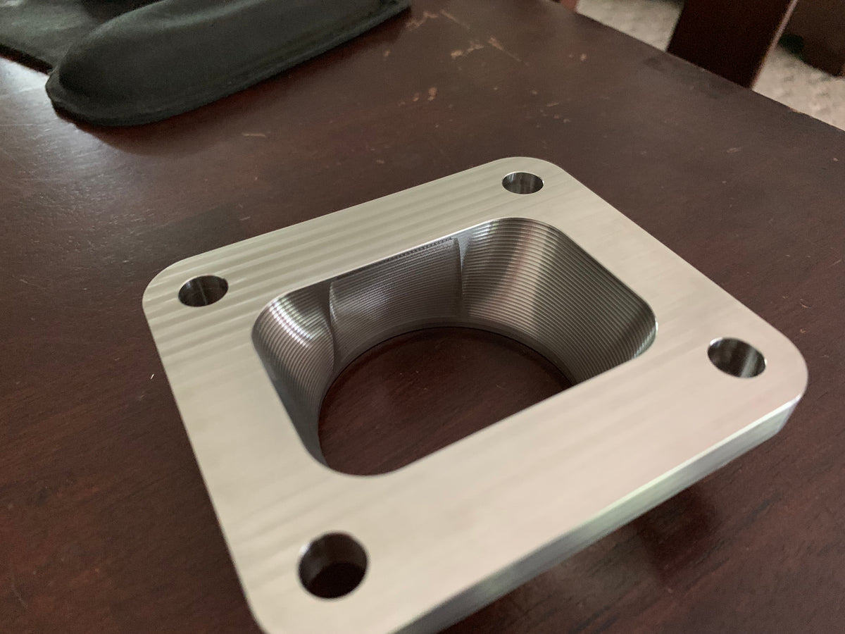T4 To T4 Turbo Inlet V-Band Rotation Adapter Flange – 2" 360° Stainless Steel By Ninecolorsdeer